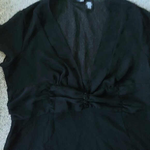 EAST 5TH BLACK SHEER TOP - Picture 3 of 4